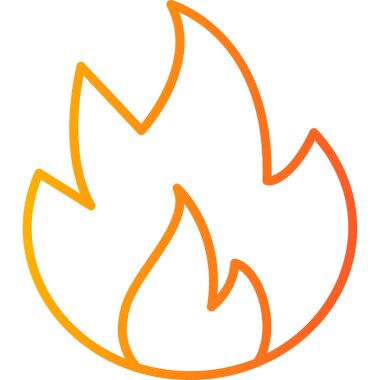 fire flame icon. web illustration