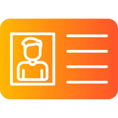 İş Kartları modern simge, vektör illüstrasyonu