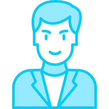 Basit avatar, doktor adamın grafiksel çizimi 