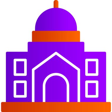 Cami simgesi, web basit illüstrasyon