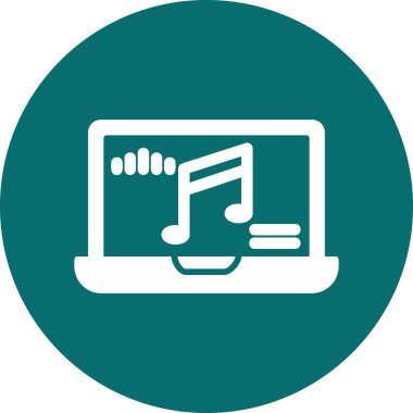 Bilgisayar. Web simgesi basit illüstrasyon