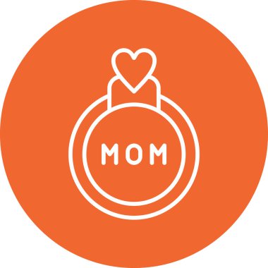 Çember modern simge vektör illüstrasyonu