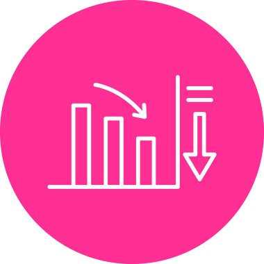 Modern simge ve vektör illüstrasyonunu azalt