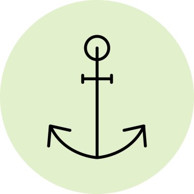 anchor, web icon simple illustration