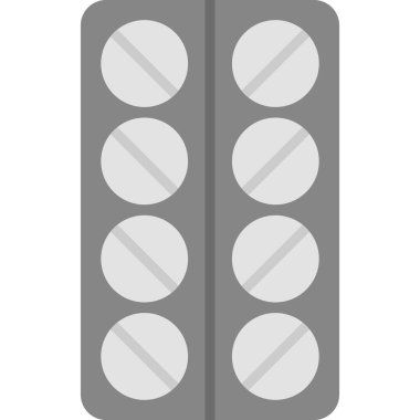 İlaç simgesi vektör illüstrasyonu