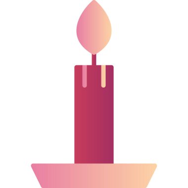 Mum simgesi vektör illüstrasyonu