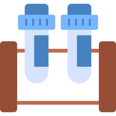 test tübü web simgesi basit tasarım