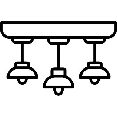 Lamba simgesi vektör illüstrasyonu asılıyor