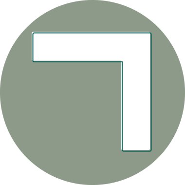 Sembol tek ağ simgesinin vektör illüstrasyonu