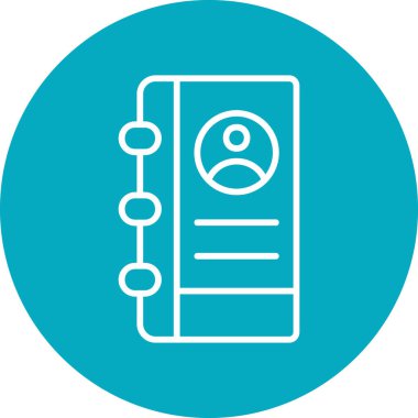 simple icon for web page, Contact Address Book, Address 