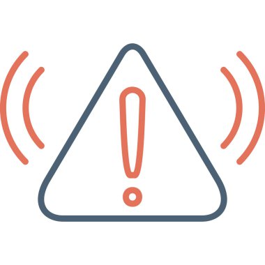 uyarı simgesi vektör illüstrasyonu