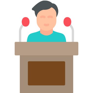 hoparlör vektör illüstrasyonu