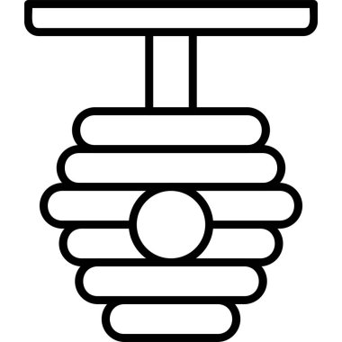 Beehive icon vector illustration