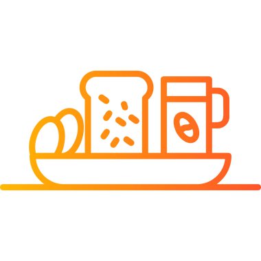 Gıda simgesinin illüstrasyon vektörü grafiği