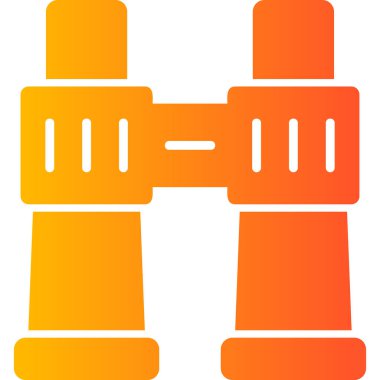 Dürbünler modern simge vektör çizimi