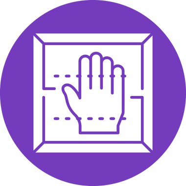 Modern b 'nin vektör illüstrasyonu eksik simgesi