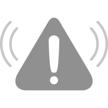 uyarı simgesi vektör illüstrasyonu