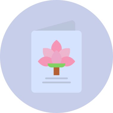 Tebrik kartı basit illüstrasyon, simge ögesi arkaplanı 