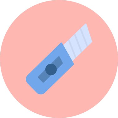 Kesici. Web simgesi basit illüstrasyon