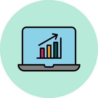 seo modern simgesinin vektör illüstrasyonu