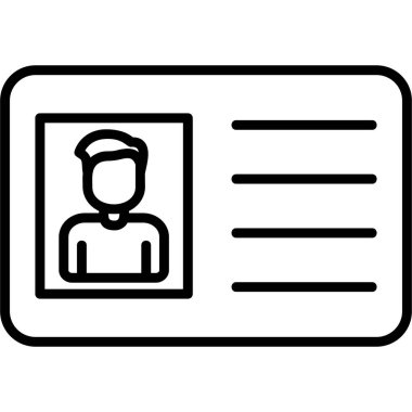 İş Kartları modern simge, vektör illüstrasyonu