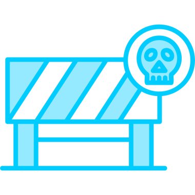 Tehlike uyarı simgesi vektör illüstrasyonu