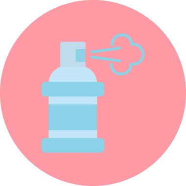 Bir şişe simgesinin vektör illüstrasyonu