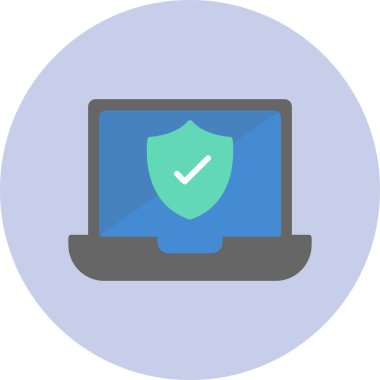 Bilgisayar. Web simgesi basit illüstrasyon