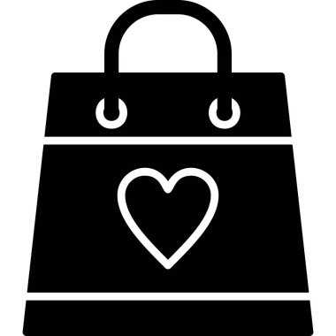 Alışveriş çantası modern simge, vektör illüstrasyonu