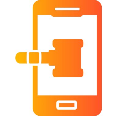 Smartphone Simgesi, vektör illüstrasyonu