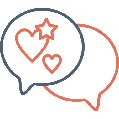 konuşma kabarcığı vektör çizimi