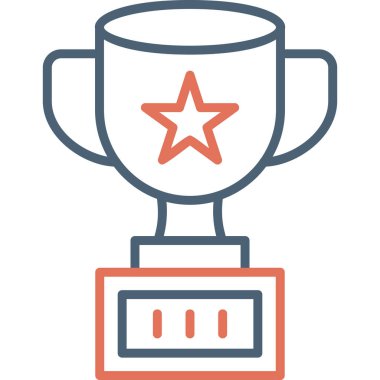 kupa simgesi vektör illüstrasyonu