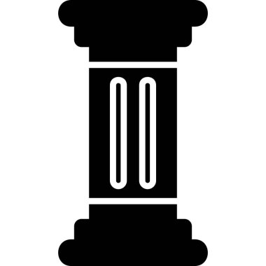 sütun simgesinin vektör çizimi 