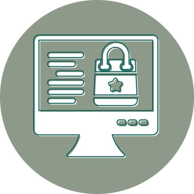 Ticaret konsepti simgesi, vektör illüstrasyonu basit tasarım