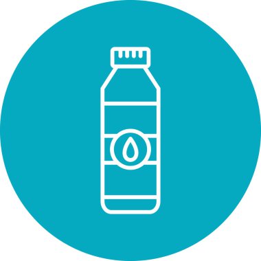 water bottle, web icon simple illustration