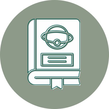 Astronomi. Web simgesi basit illüstrasyon