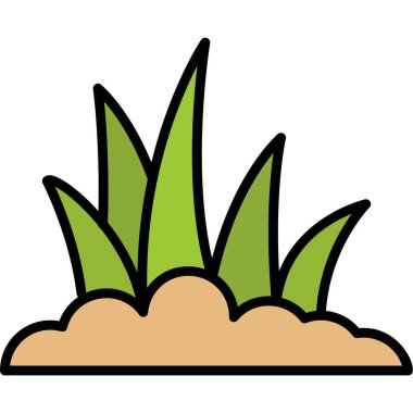 Grass. web icon vector illustration