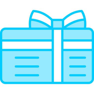 Hediye. Web simgesi basit illüstrasyon