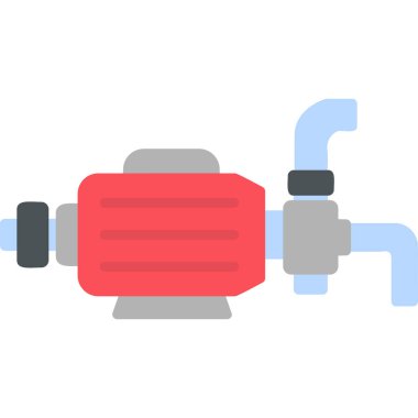 Su pompası modern simge, vektör illüstrasyonu 