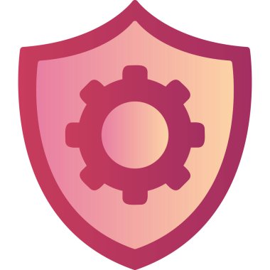 Koruma çizgisi simgesi, vektör illüstrasyonu