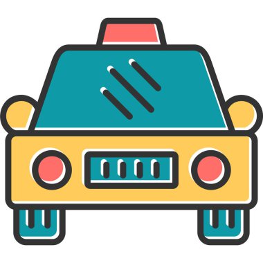 taxi car. web icon illustration