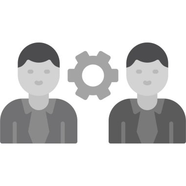 businessman icon vector, filled flat sign, solid pictogram isolated on white, logo illustration. manager avatar symbol