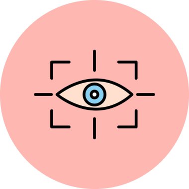 Vision icon modern vector illustration