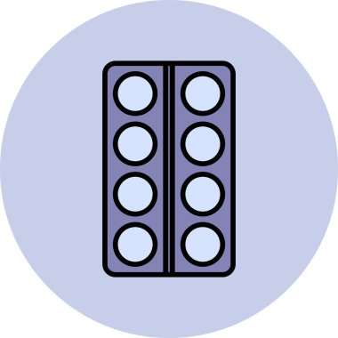 İlaç simgesi vektör illüstrasyonu