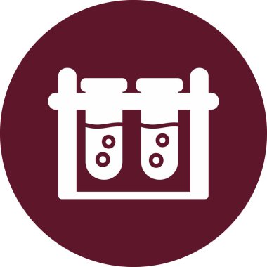 test tübü ikon vektör çizimi
