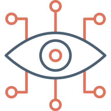Eye icon modern vector illustration
