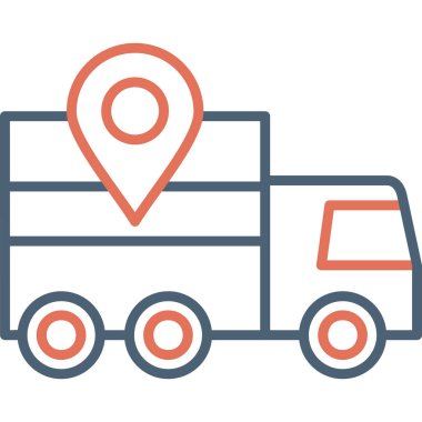 Mal varlığı takibi. Web simgesi basit illüstrasyon