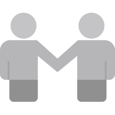 Ortaklık web simgesi vektör illüstrasyonu