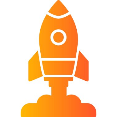 Roket simgesini başlat. Basit resimleme