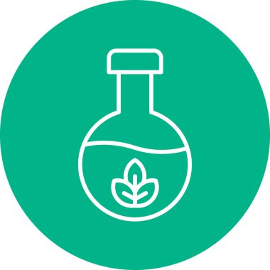 Kimya web simgesi basit illüstrasyon